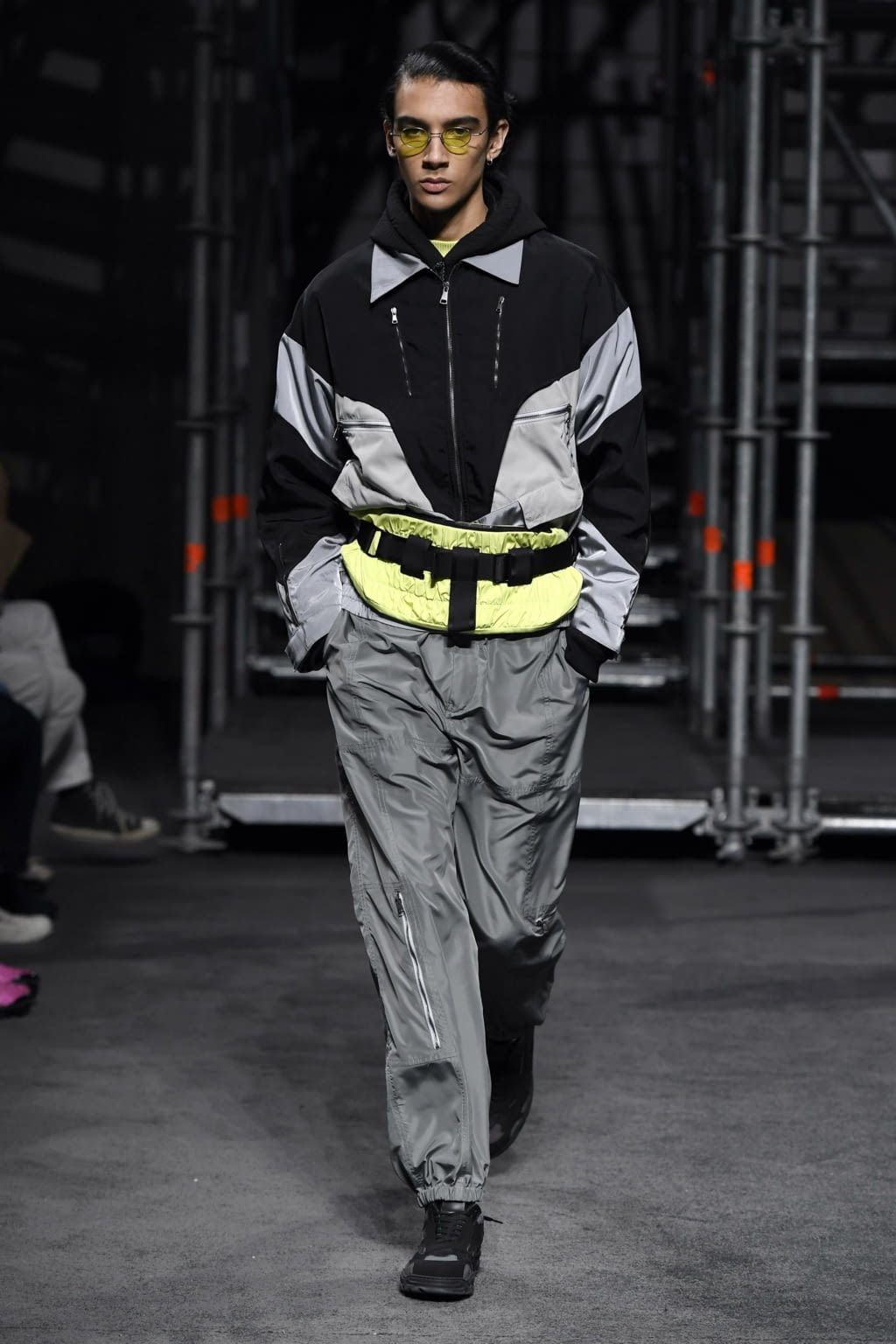 Fashion Week London Fall/Winter 2019 look 10 from the Qasimi collection 男装