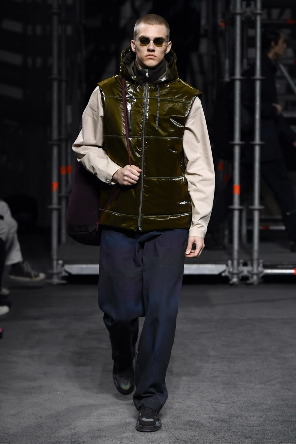 Fashion Week London Fall/Winter 2019 look 18 from the Qasimi collection 男装