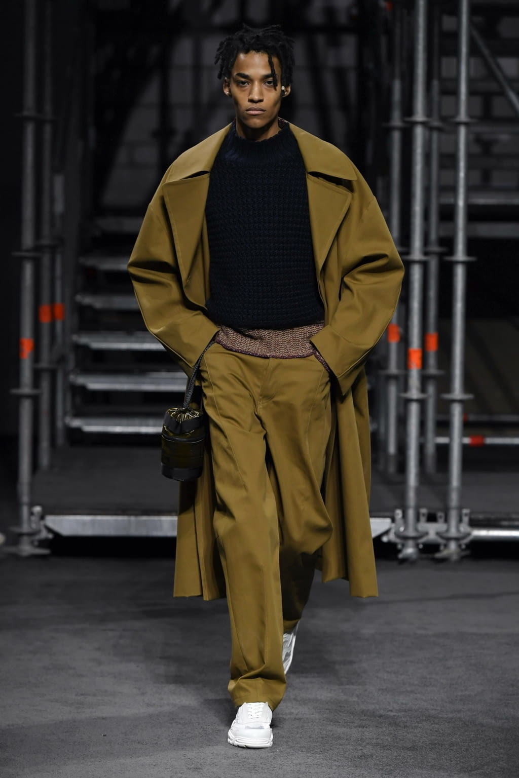 Fashion Week London Fall/Winter 2019 look 25 from the Qasimi collection 男装
