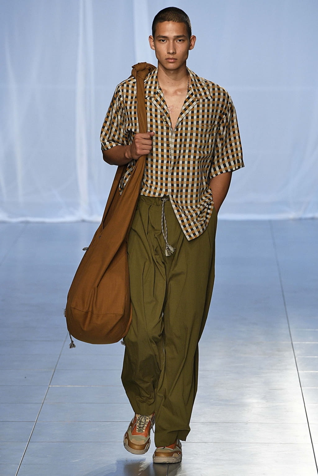 Fashion Week London Spring/Summer 2019 look 5 from the Qasimi collection menswear