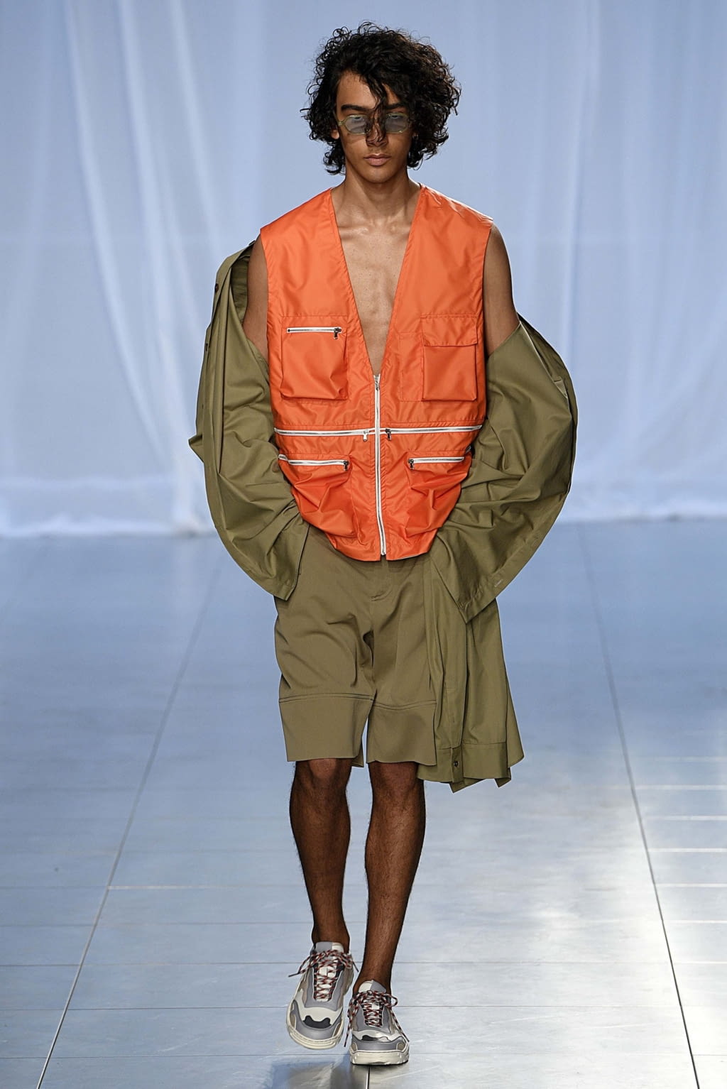 Fashion Week London Spring/Summer 2019 look 6 from the Qasimi collection menswear