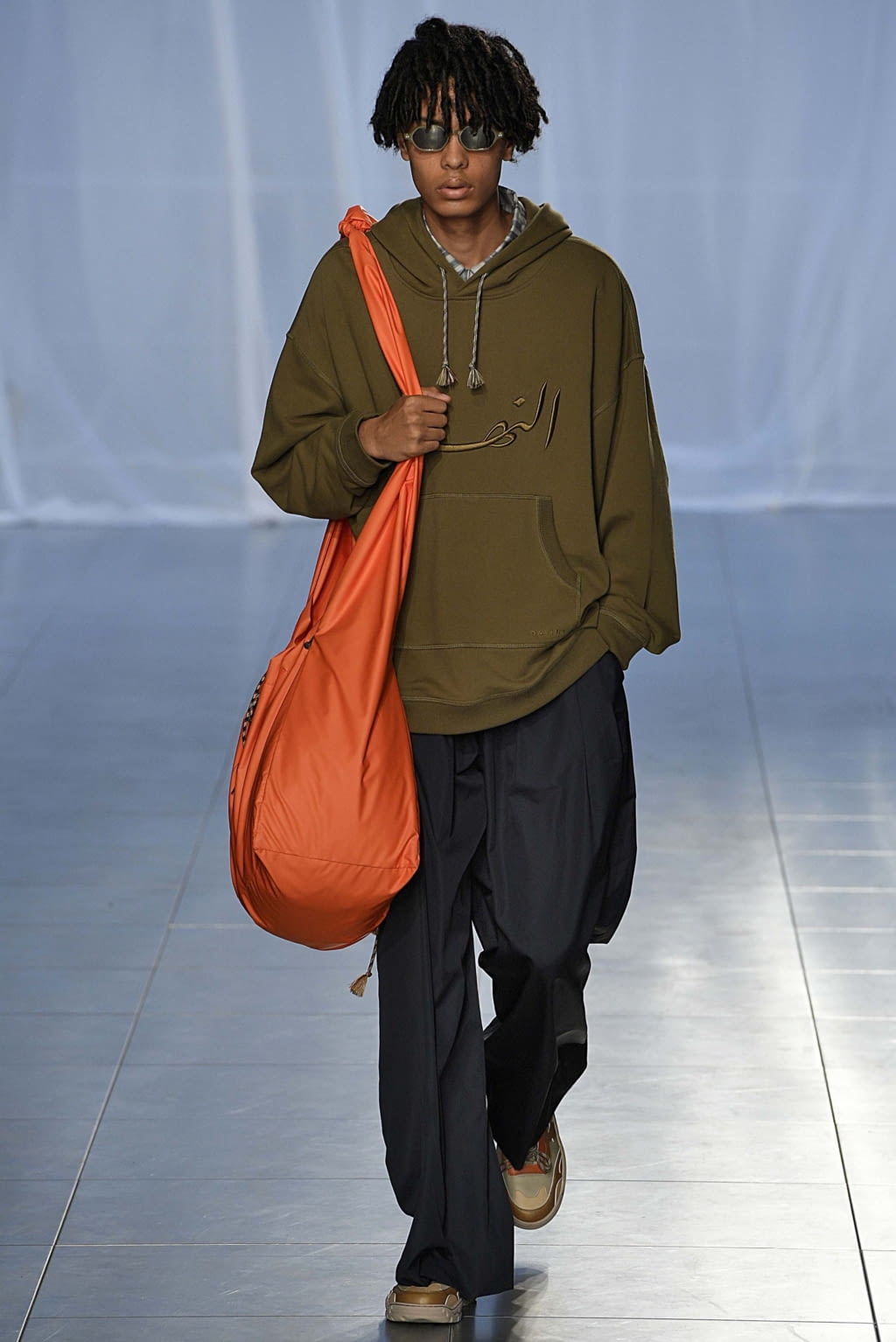 Fashion Week London Spring/Summer 2019 look 11 from the Qasimi collection menswear