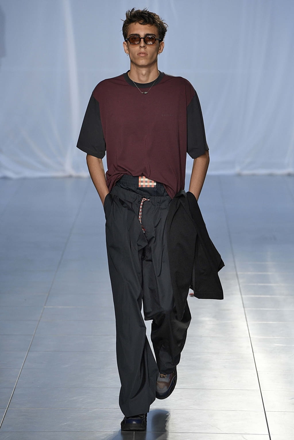 Fashion Week London Spring/Summer 2019 look 13 from the Qasimi collection menswear