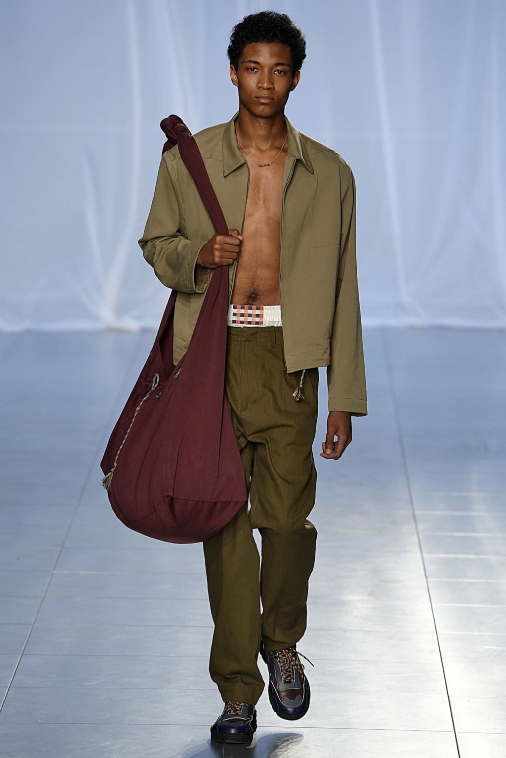 Fashion Week London Spring/Summer 2019 look 15 from the Qasimi collection menswear