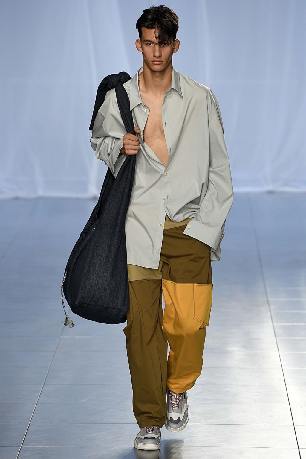 Fashion Week London Spring/Summer 2019 look 17 from the Qasimi collection menswear