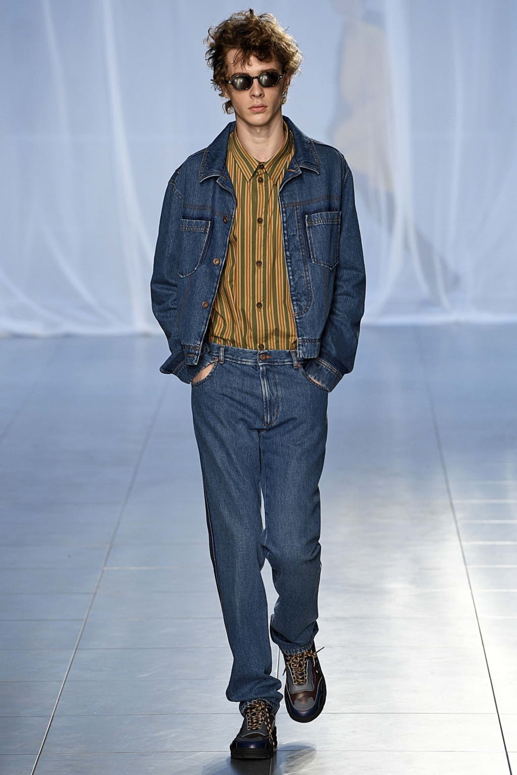 Fashion Week London Spring/Summer 2019 look 18 from the Qasimi collection menswear