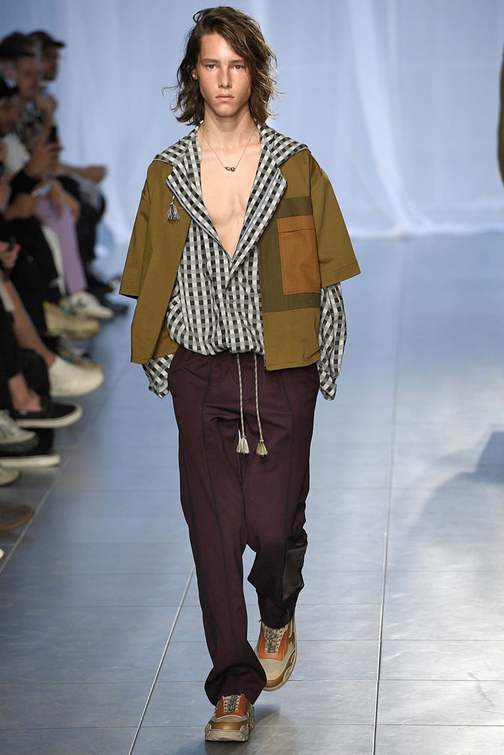 Fashion Week London Spring/Summer 2019 look 23 from the Qasimi collection menswear