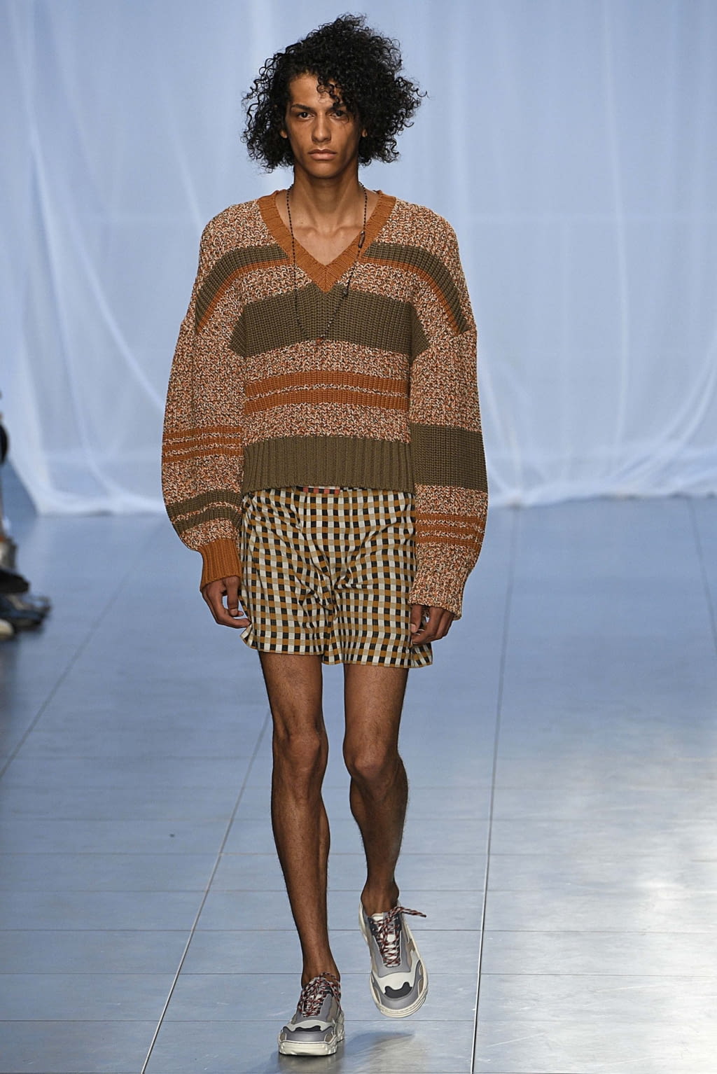 Fashion Week London Spring/Summer 2019 look 28 from the Qasimi collection menswear