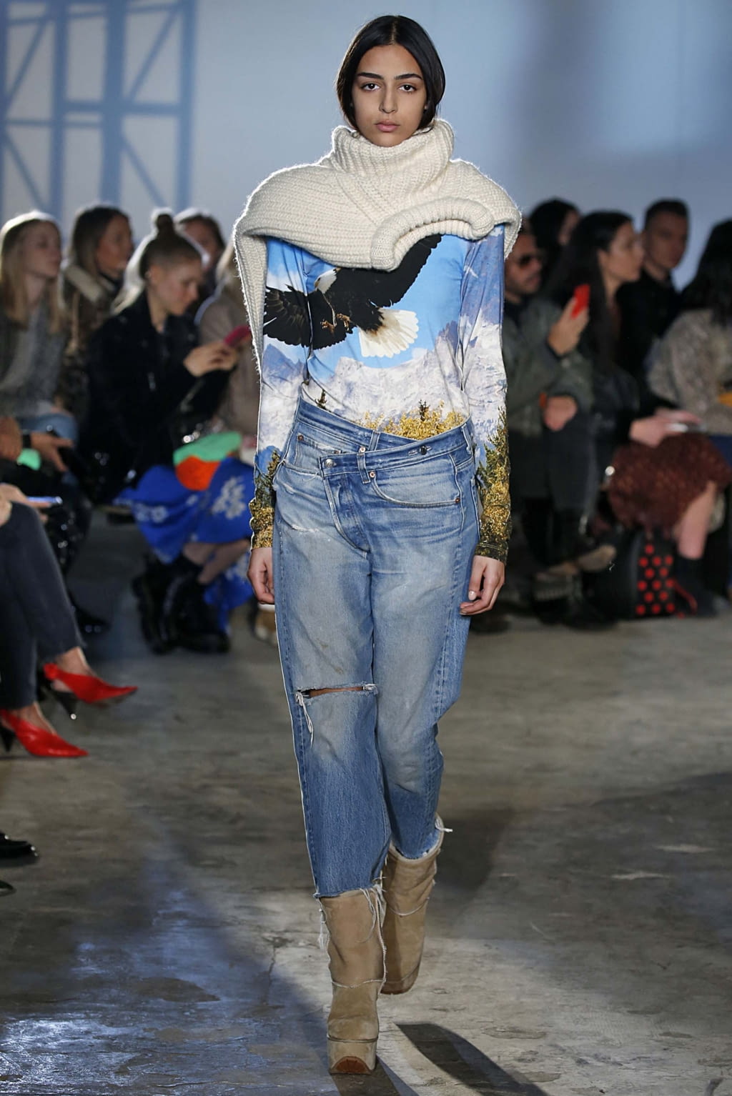 Fashion Week New York Fall/Winter 2018 look 32 from the R13 collection 女装