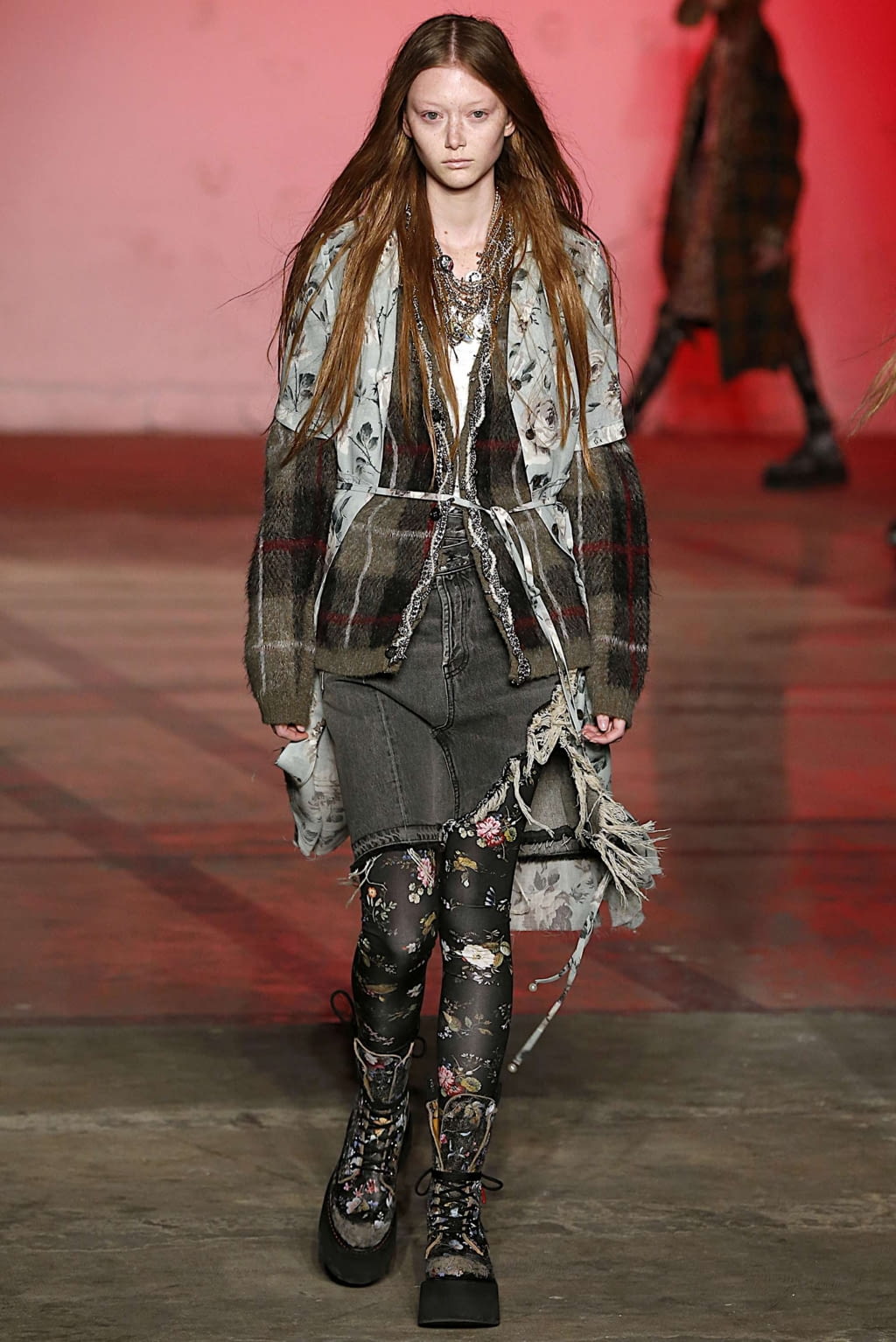 Fashion Week New York Fall/Winter 2019 look 1 from the R13 collection 女装