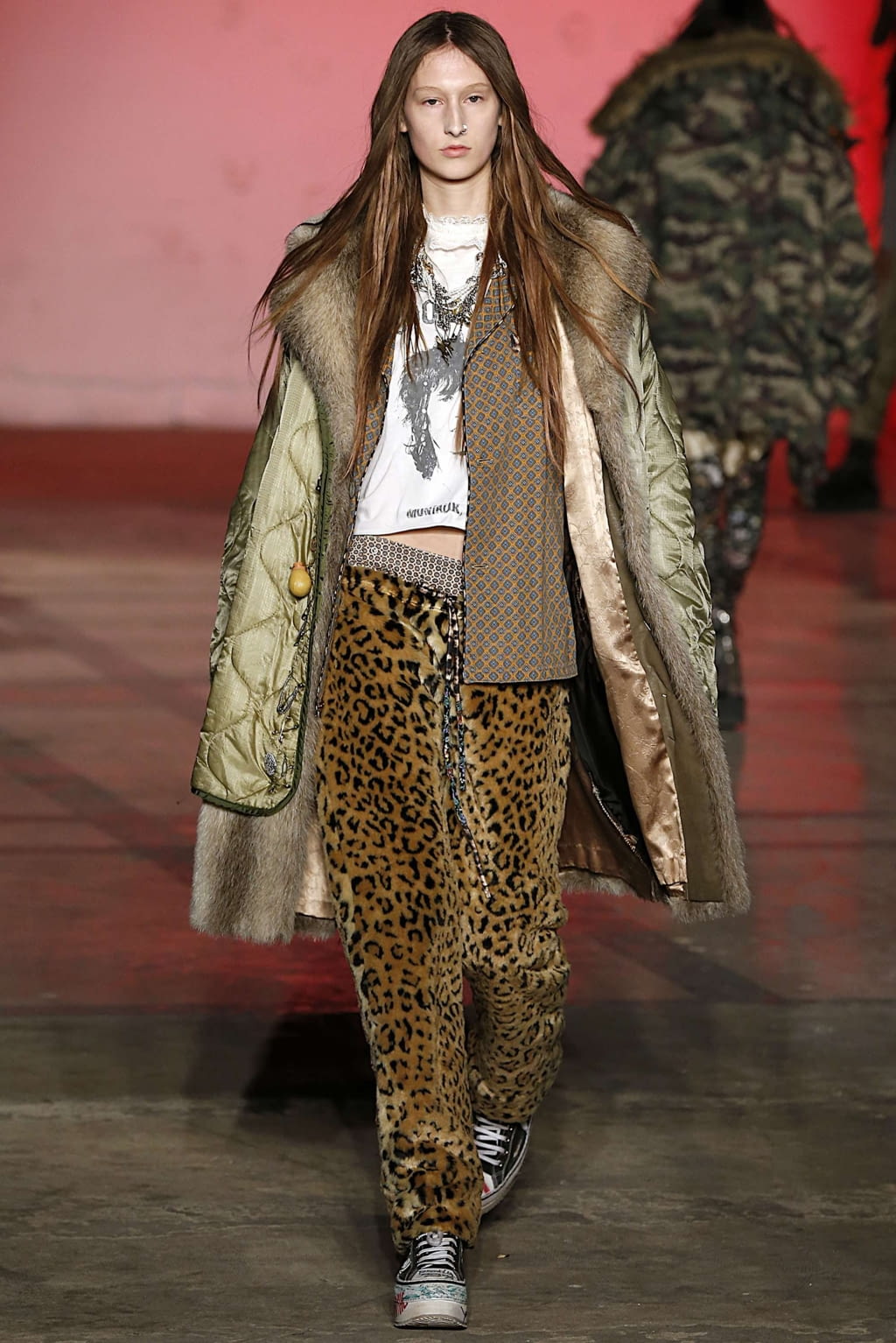 Fashion Week New York Fall/Winter 2019 look 11 from the R13 collection 女装