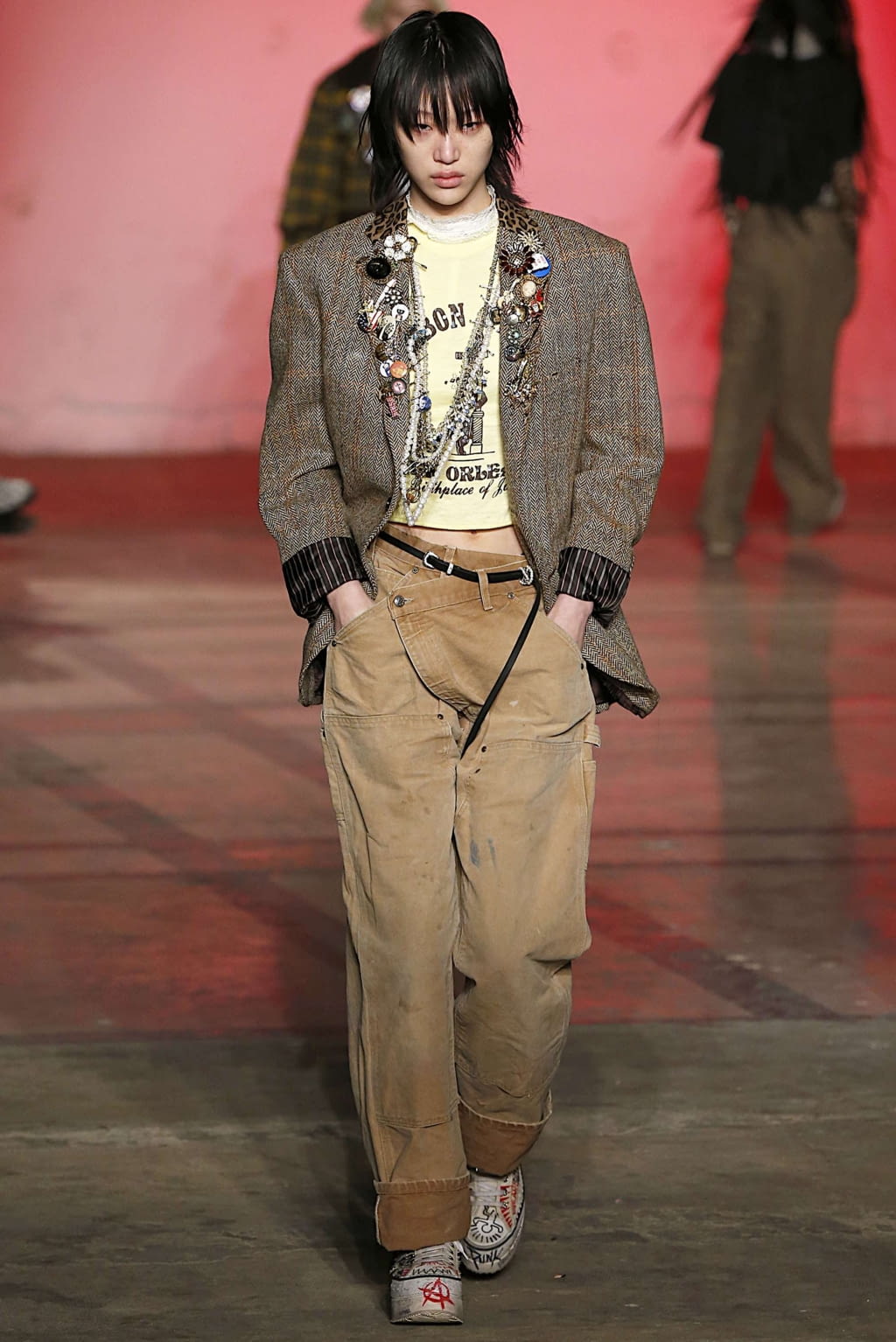 Fashion Week New York Fall/Winter 2019 look 21 from the R13 collection 女装