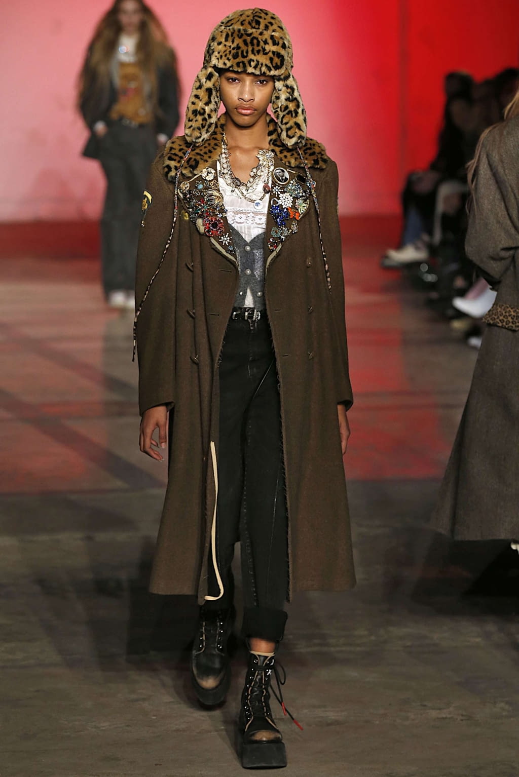 Fashion Week New York Fall/Winter 2019 look 30 from the R13 collection 女装