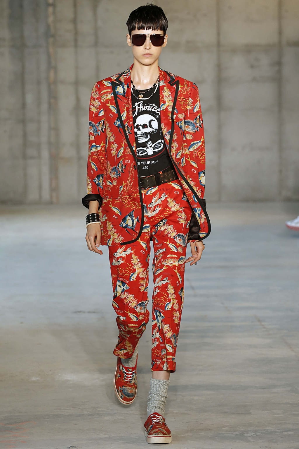 Fashion Week New York Spring/Summer 2019 look 2 from the R13 collection 女装