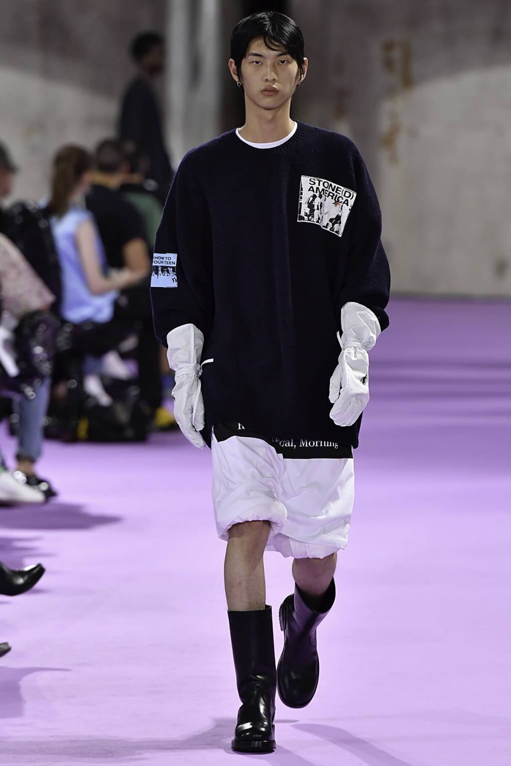 Fashion Week Paris Spring/Summer 2020 look 15 from the Raf Simons collection menswear