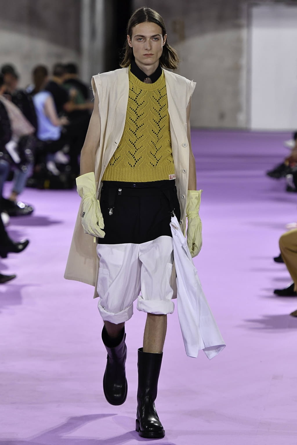 Fashion Week Paris Spring/Summer 2020 look 29 de la collection Raf Simons menswear
