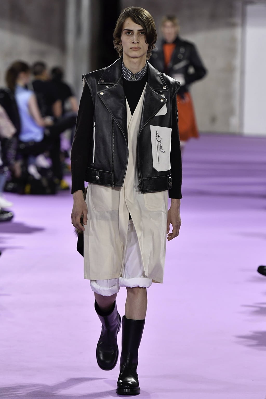 Fashion Week Paris Spring/Summer 2020 look 46 de la collection Raf Simons menswear