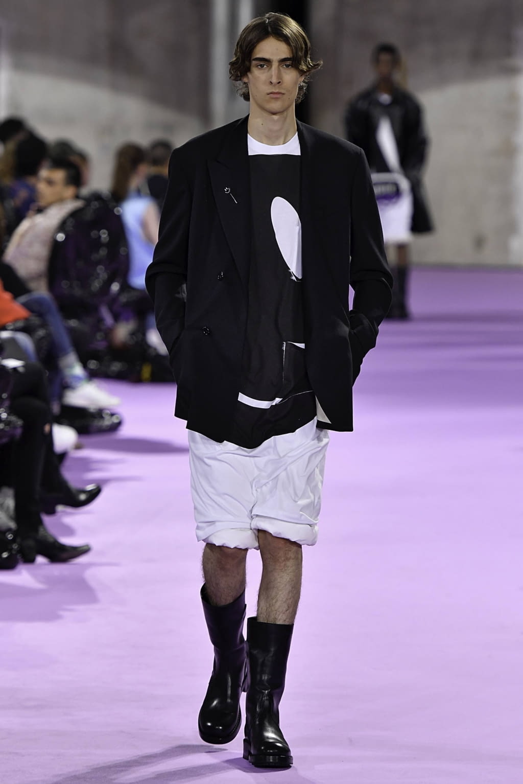 Fashion Week Paris Spring/Summer 2020 look 49 de la collection Raf Simons menswear