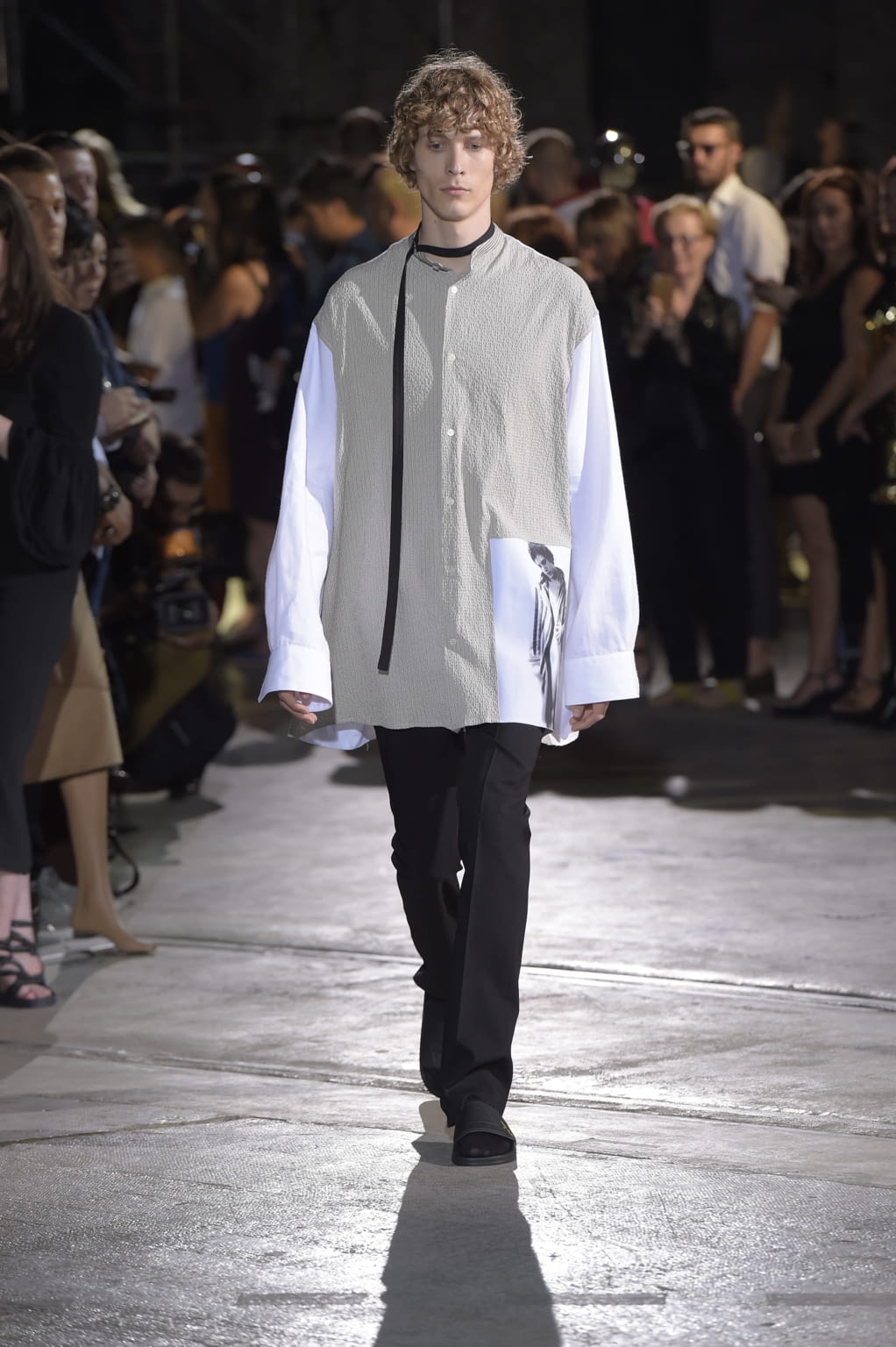 Fashion Week Florence Spring/Summer 2017 look 5 from the Raf Simons collection 男装