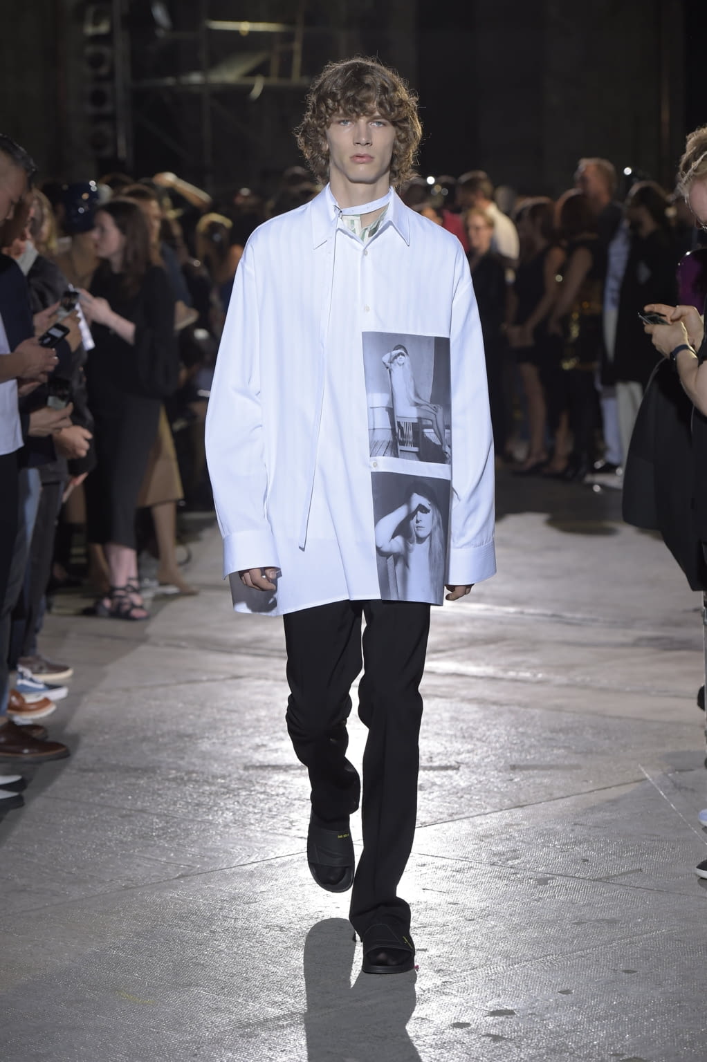 Fashion Week Florence Spring/Summer 2017 look 6 from the Raf Simons collection 男装