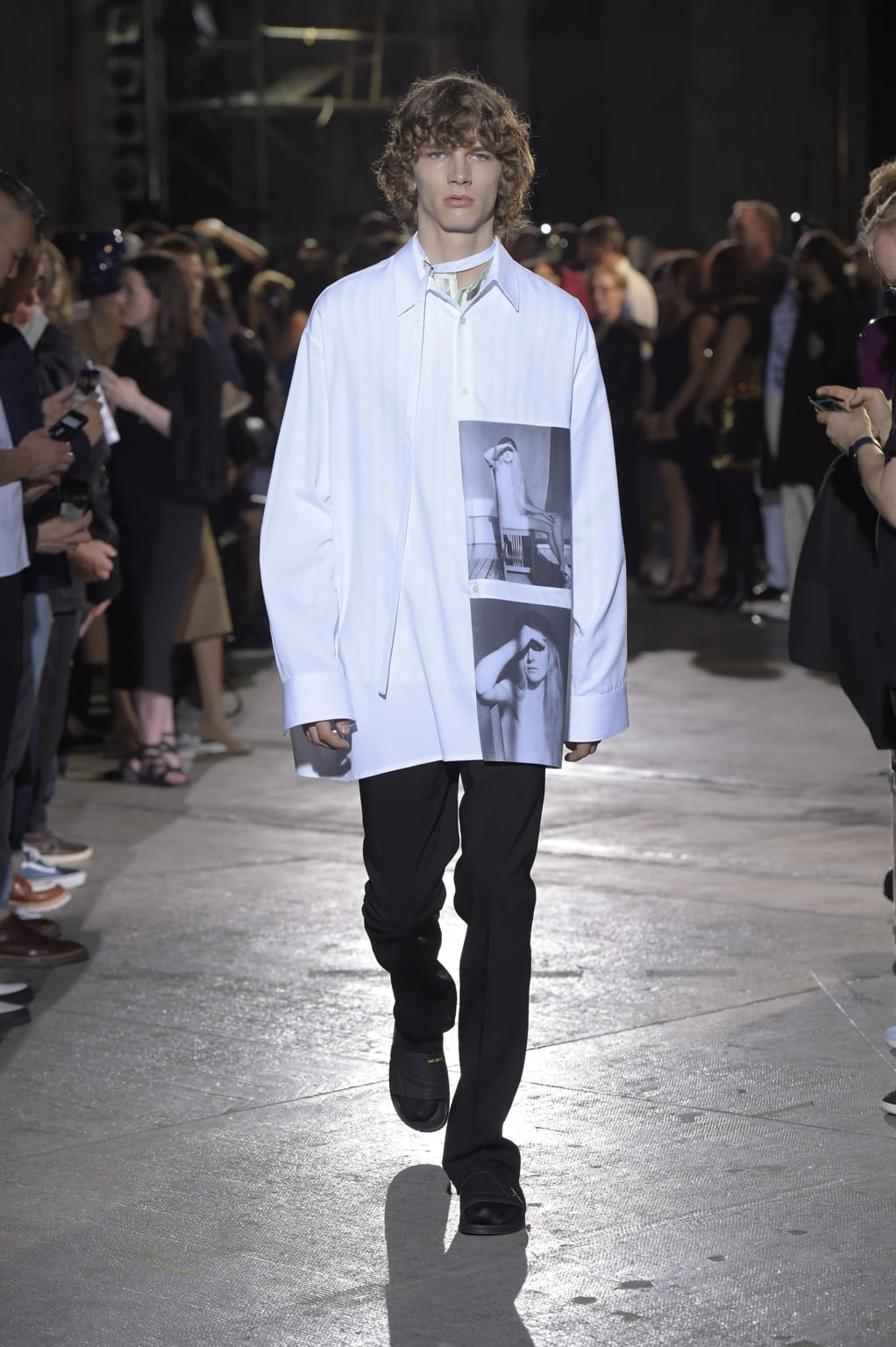 Fashion Week Florence Spring/Summer 2017 look 6 de la collection Raf Simons menswear