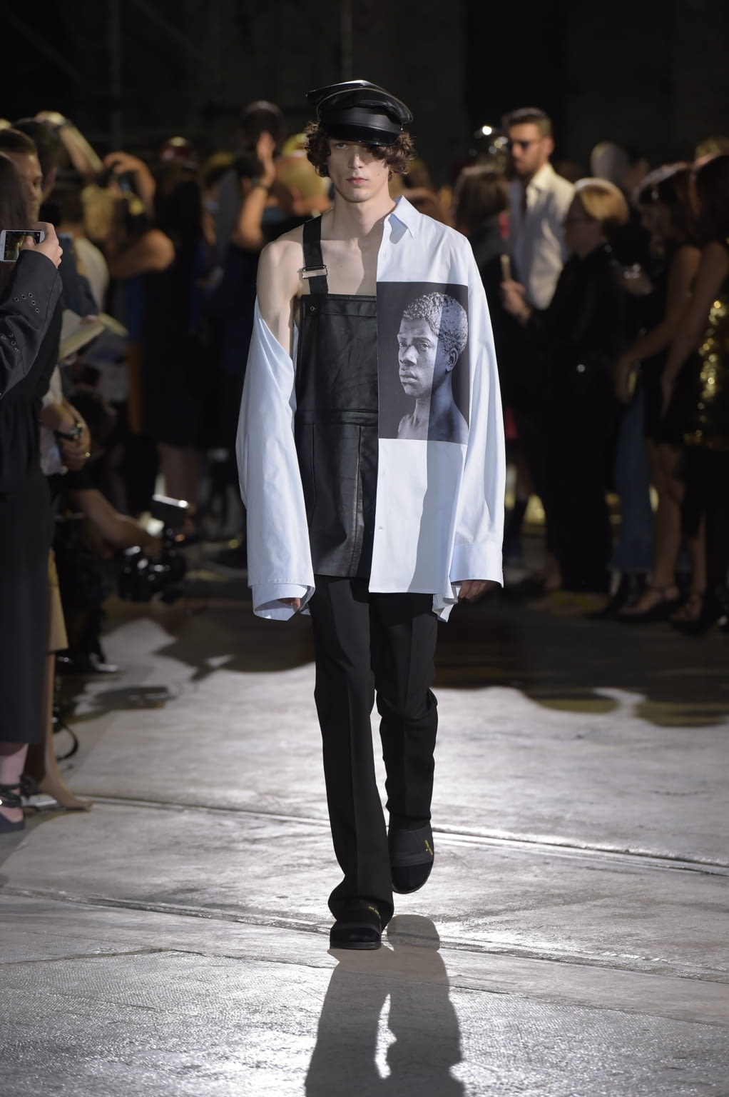 Fashion Week Florence Spring/Summer 2017 look 9 from the Raf Simons collection 男装