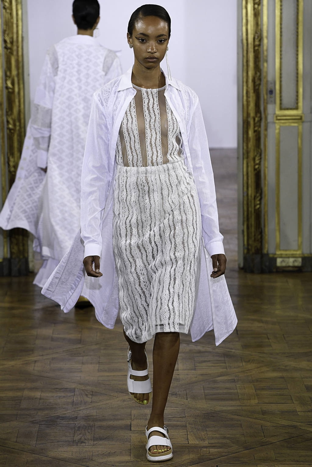 Fashion Week Paris Spring/Summer 2019 look 3 from the Rahul Mishra collection womenswear