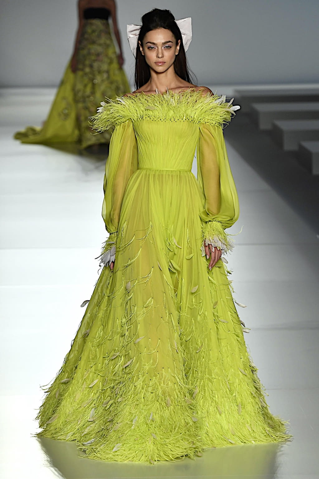 Fashion Week Paris Spring/Summer 2020 look 12 from the Ralph & Russo collection couture