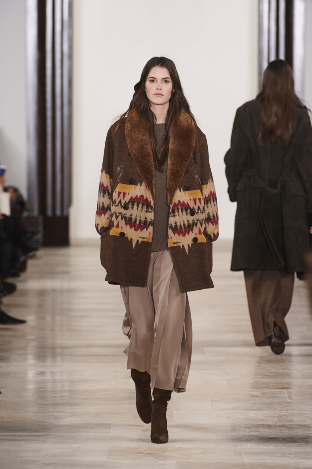 Fashion Week New York Fall/Winter 2016 look 54 from the Ralph Lauren collection womenswear