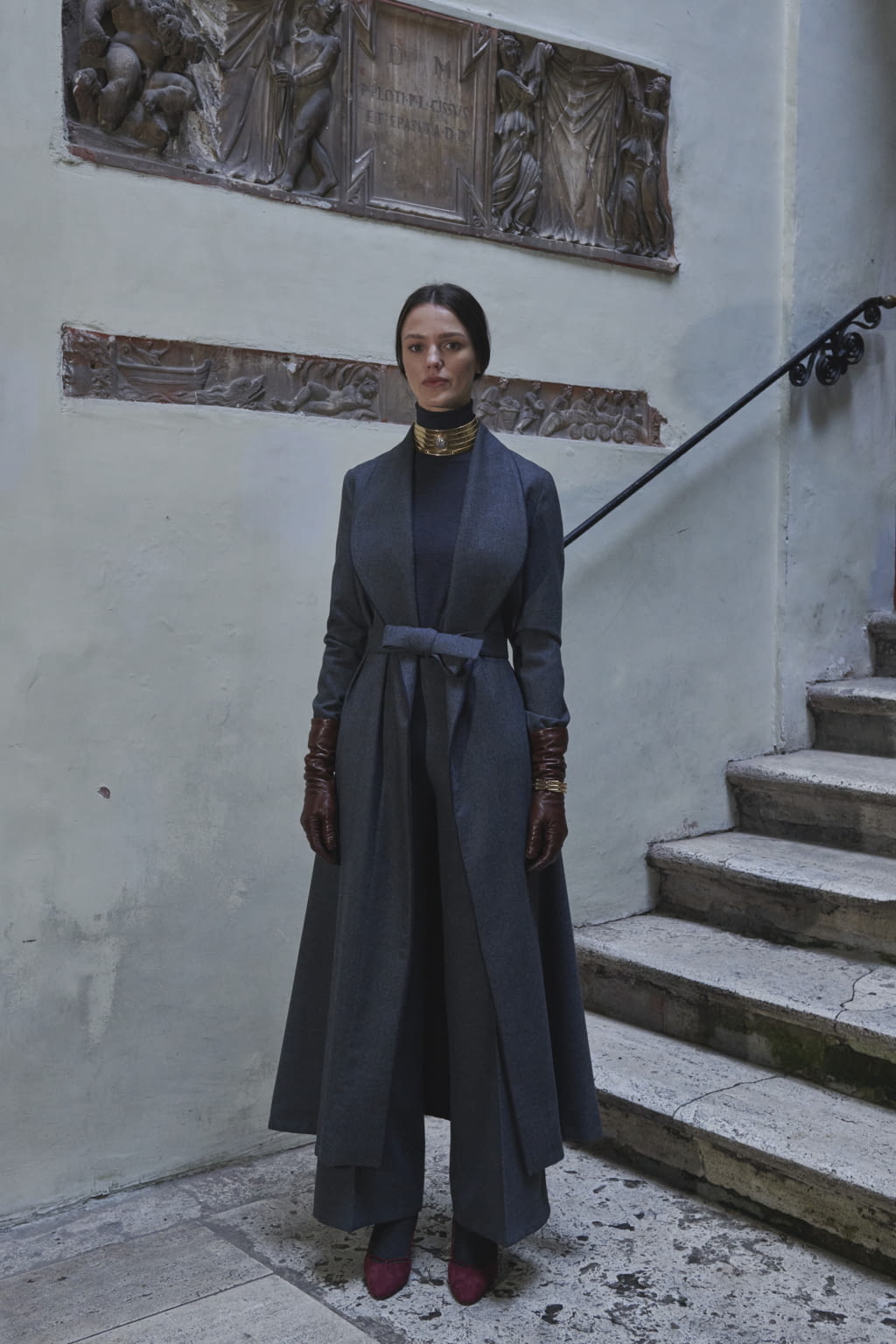 Fashion Week Milan Fall/Winter 2021 look 1 de la collection Giuliva Heritage womenswear
