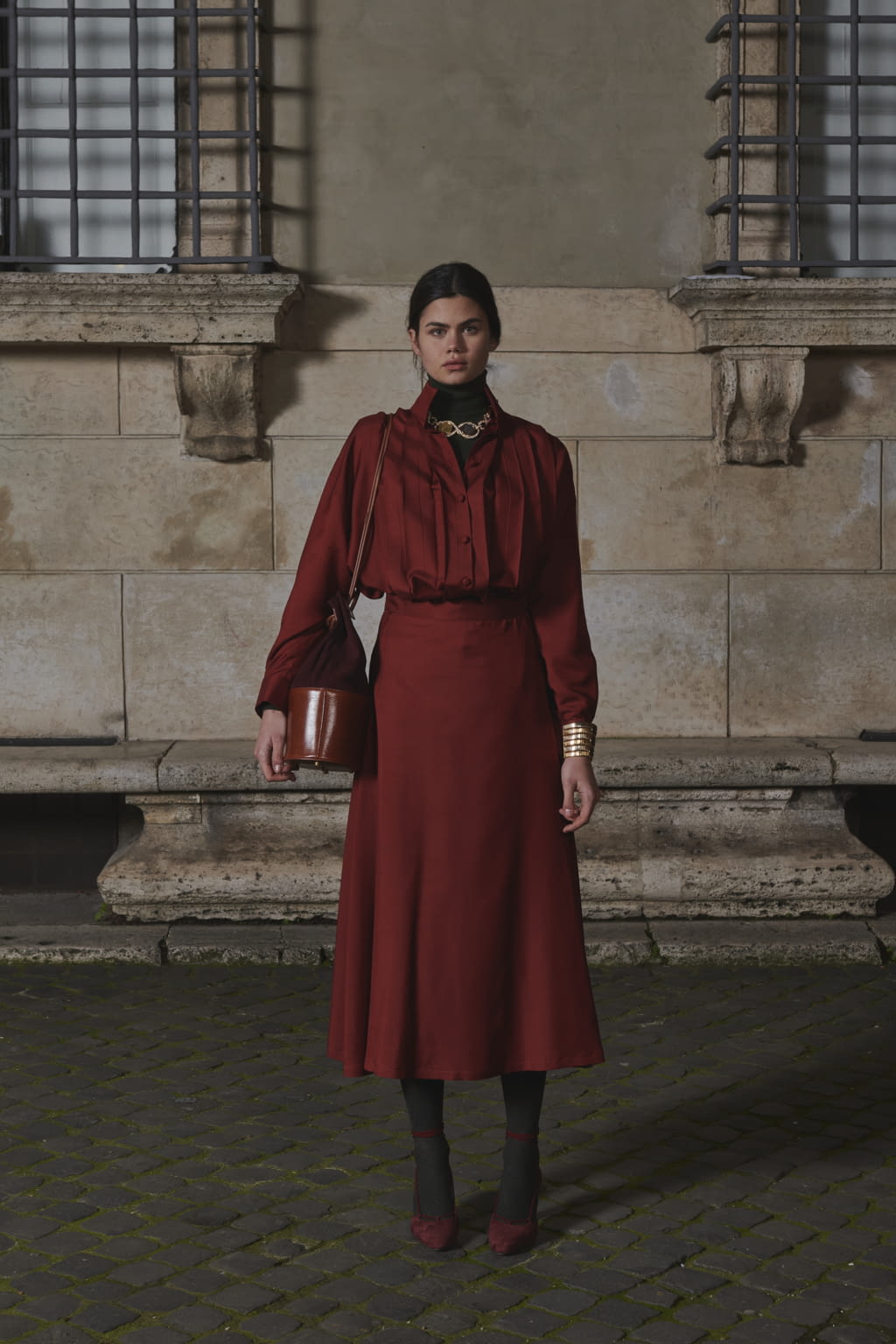 Fashion Week Milan Fall/Winter 2021 look 30 de la collection Giuliva Heritage womenswear