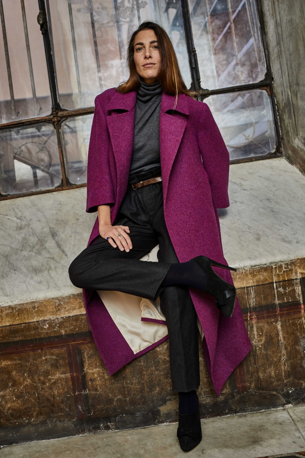 Fashion Week Milan Fall/Winter 2018 look 14 from the Giuliva Heritage collection womenswear