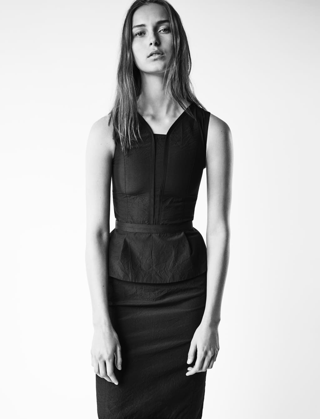 Fashion Week New York Resort 2018 look 6 from the Narciso Rodriguez collection womenswear