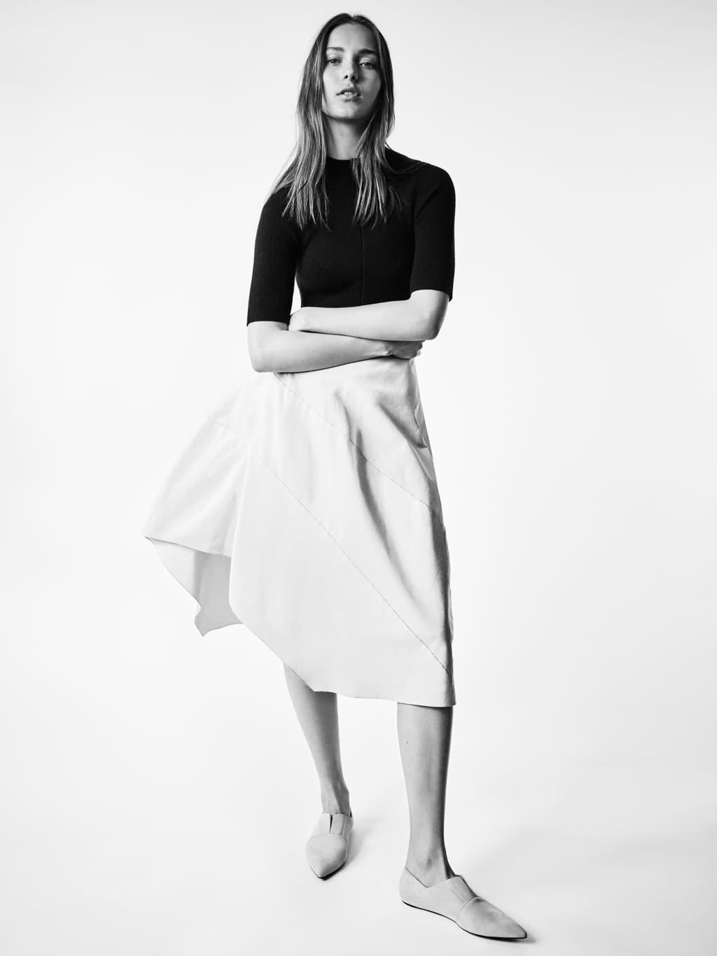 Fashion Week New York Resort 2018 look 8 de la collection Narciso Rodriguez womenswear