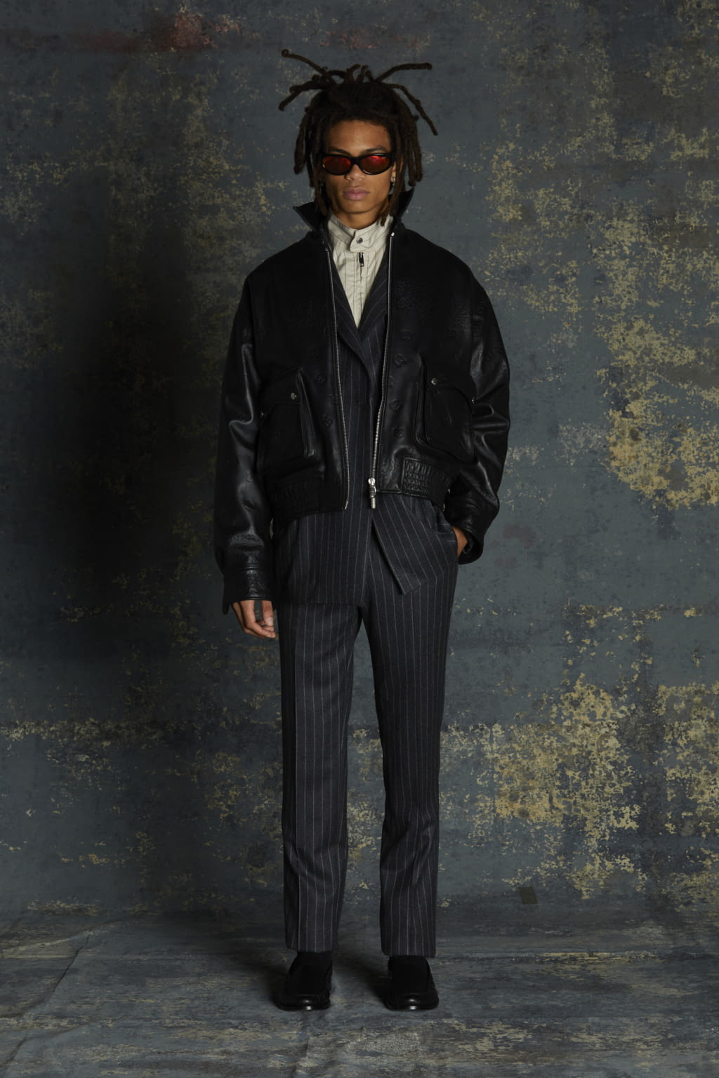 Fashion Week Paris Fall/Winter 2022 look 7 from the Rhude collection menswear