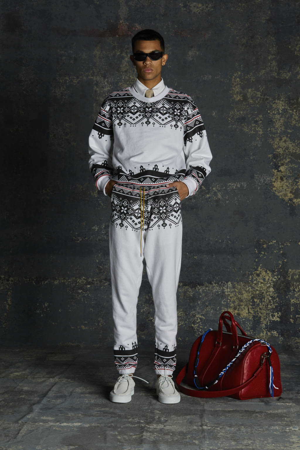 Fashion Week Paris Fall/Winter 2022 look 20 de la collection Rhude menswear