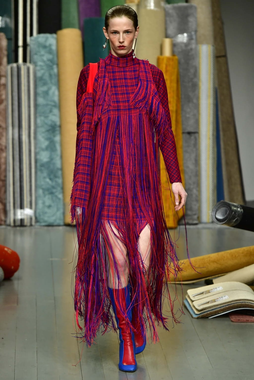 Fashion Week London Fall/Winter 2018 look 14 from the Richard Malone collection 女装