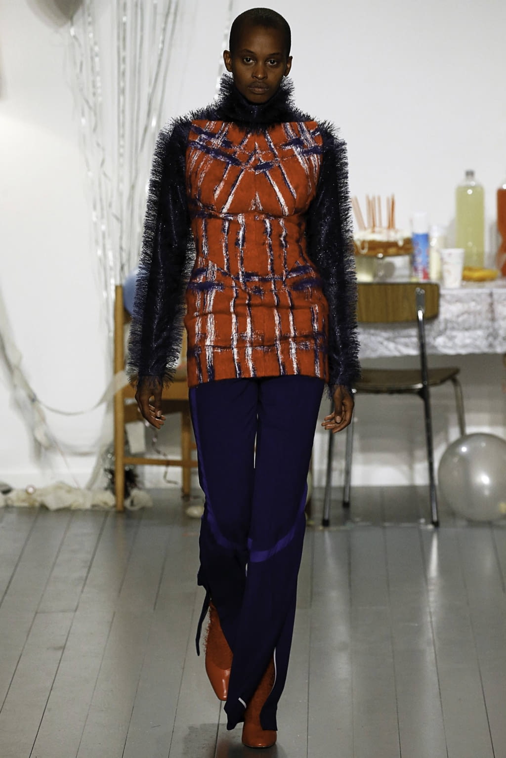 Fashion Week London Fall/Winter 2019 look 29 from the Richard Malone collection womenswear