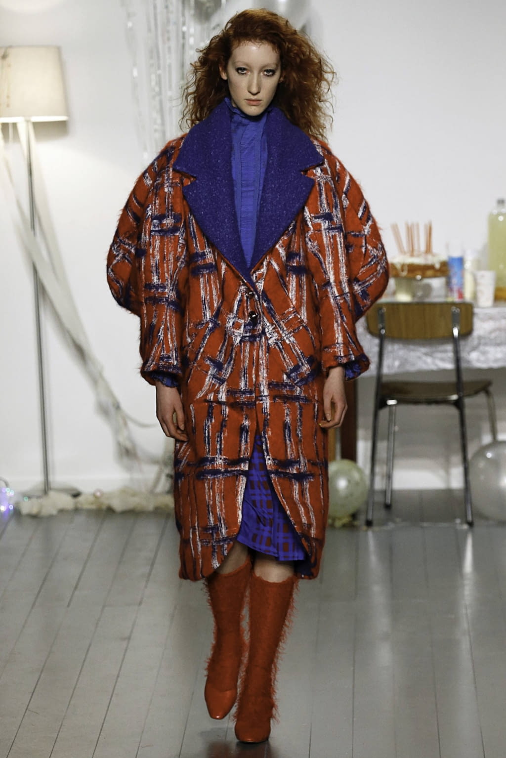 Fashion Week London Fall/Winter 2019 look 30 from the Richard Malone collection 女装