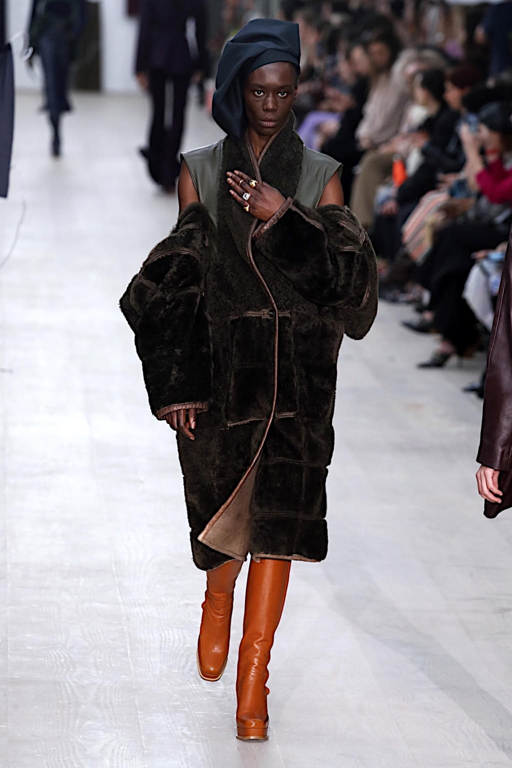 Fashion Week London Fall/Winter 2020 look 6 from the Richard Malone collection womenswear
