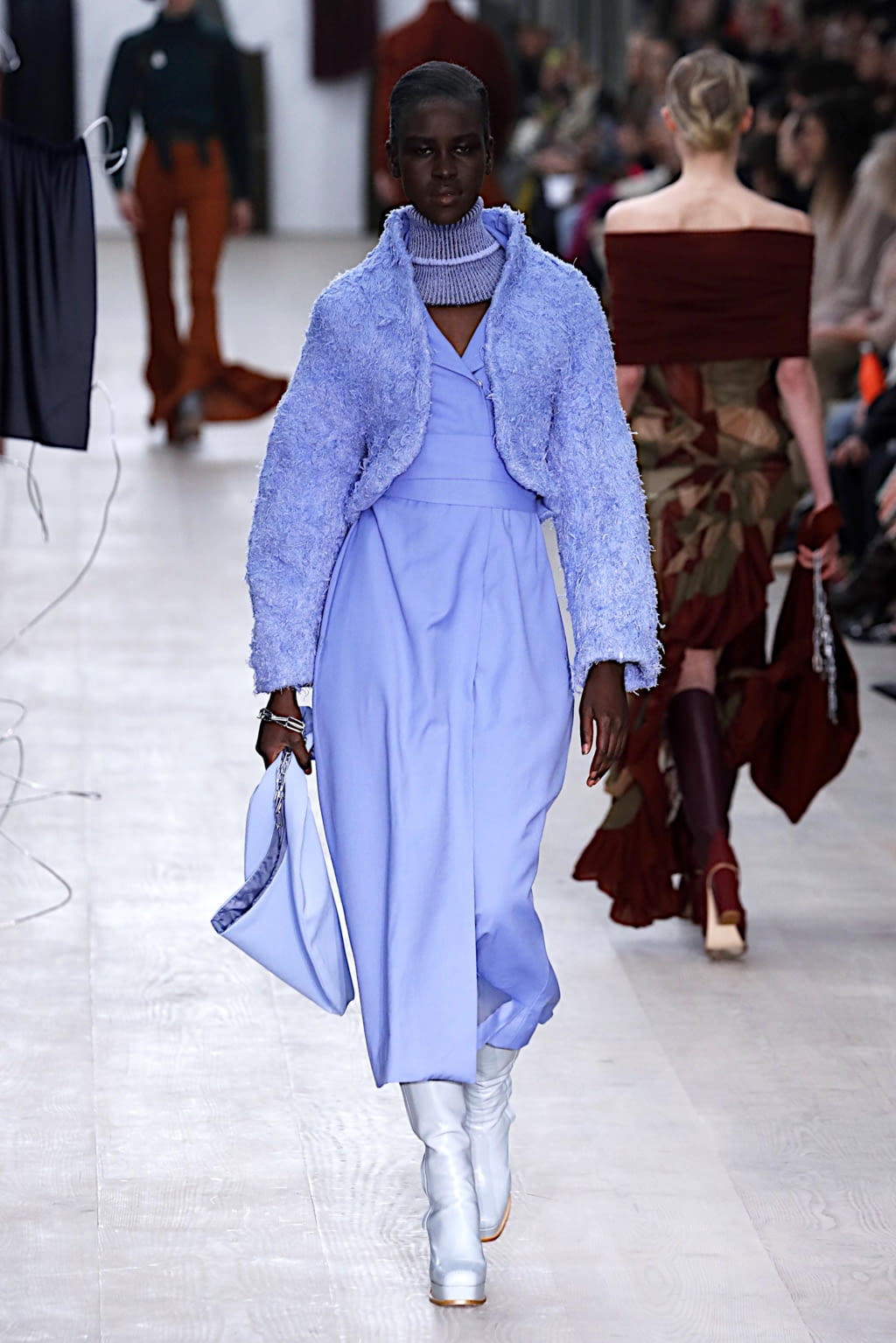 Fashion Week London Fall/Winter 2020 look 15 from the Richard Malone collection womenswear