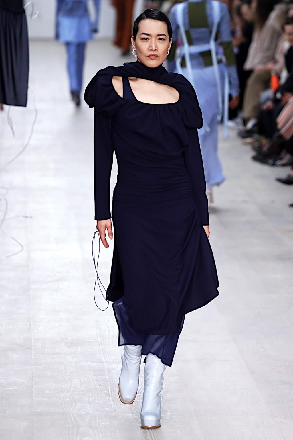 Fashion Week London Fall/Winter 2020 look 18 from the Richard Malone collection womenswear
