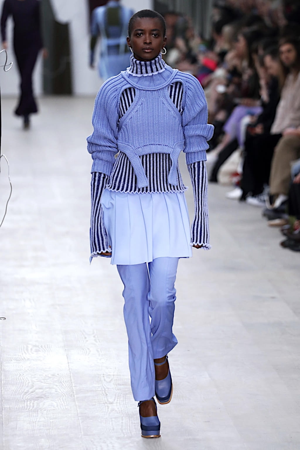 Fashion Week London Fall/Winter 2020 look 19 from the Richard Malone collection womenswear