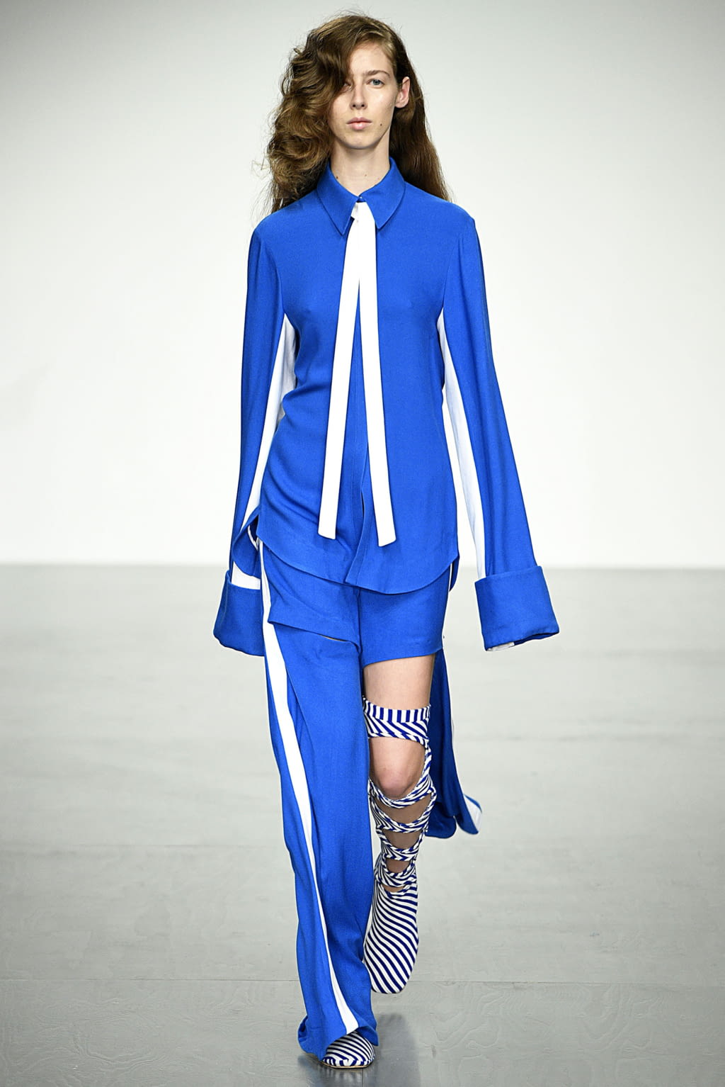 Fashion Week London Spring/Summer 2018 look 8 from the Richard Malone collection womenswear