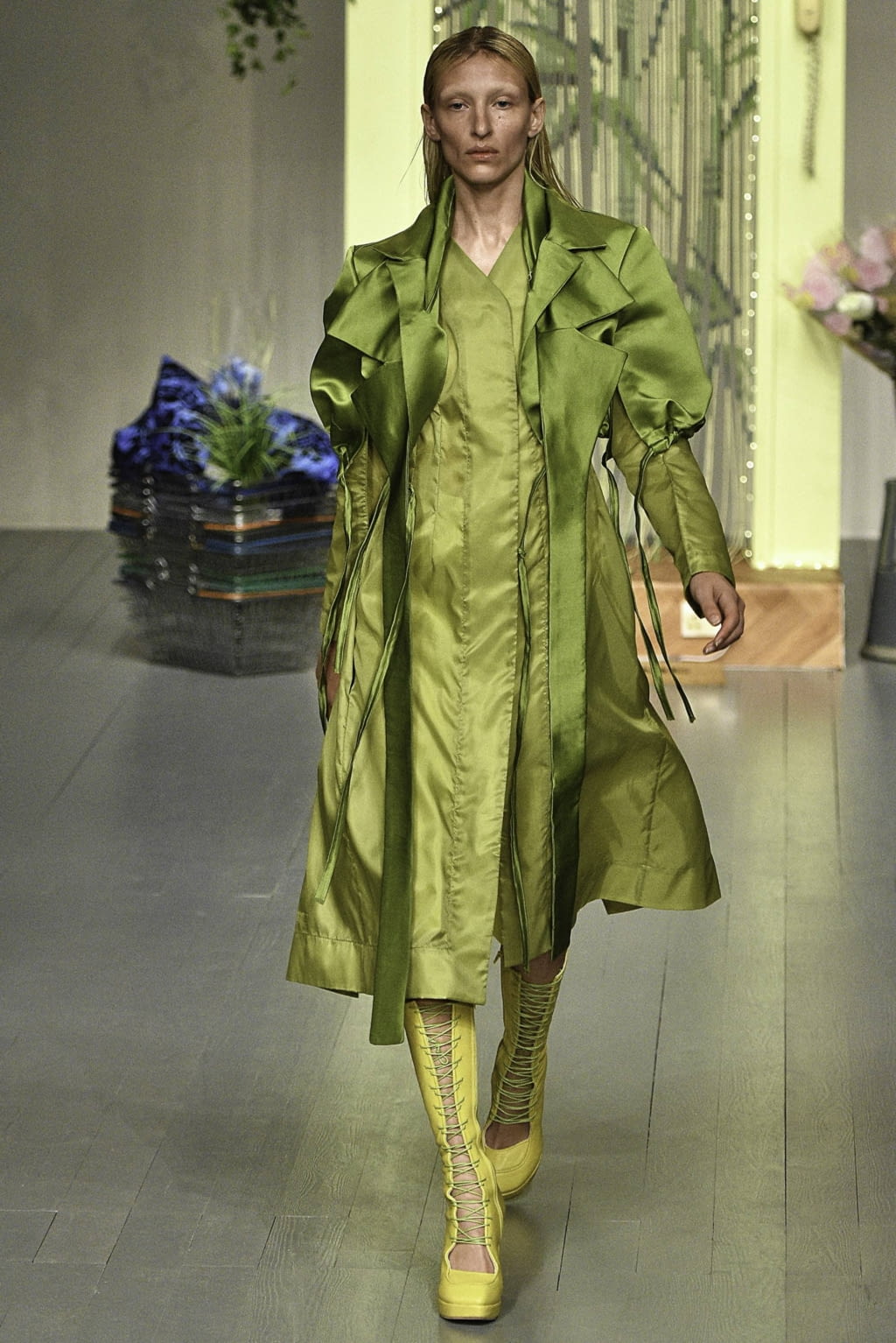 Fashion Week London Spring/Summer 2019 look 24 de la collection Richard Malone womenswear