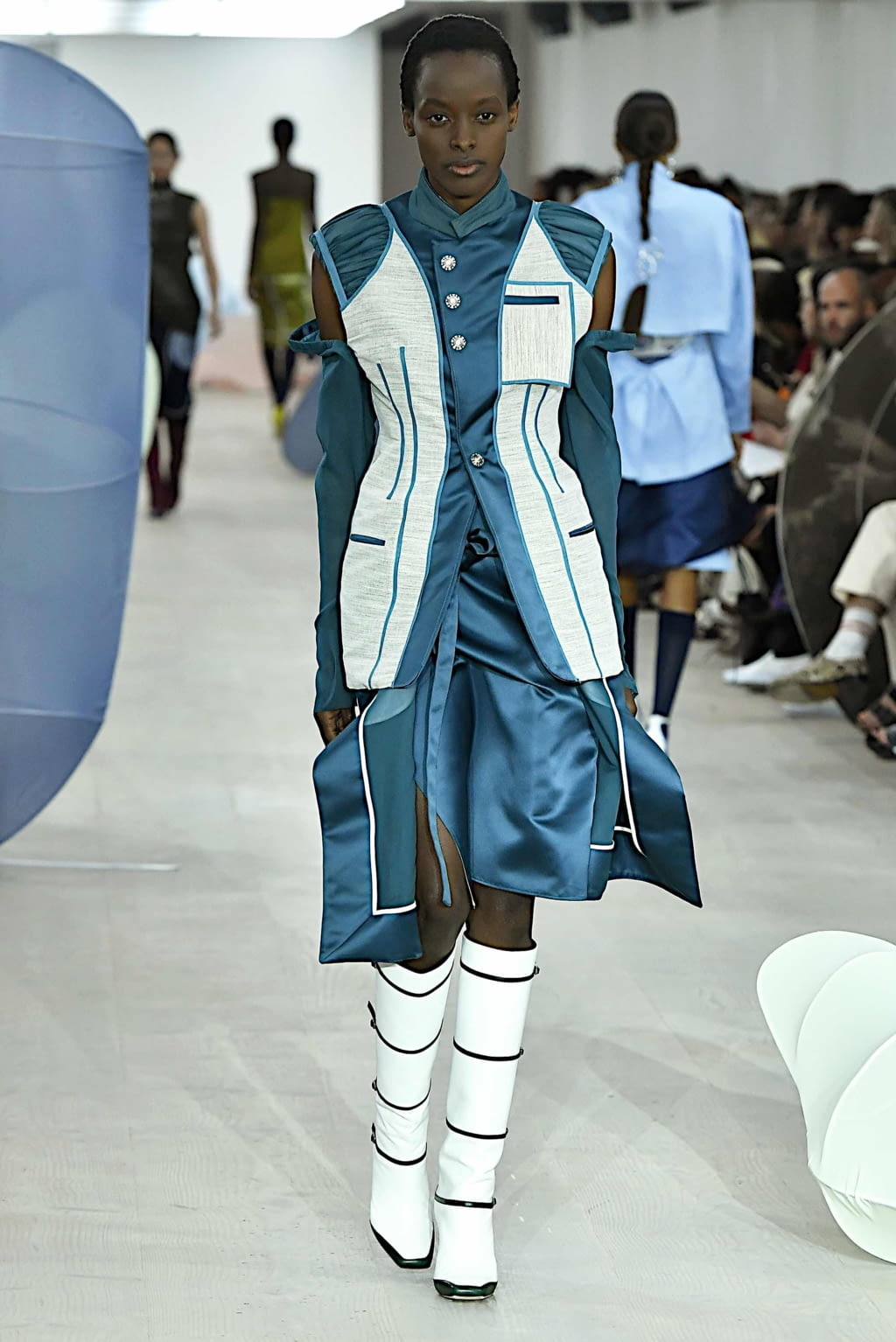 Fashion Week London Spring/Summer 2020 look 9 from the Richard Malone collection womenswear