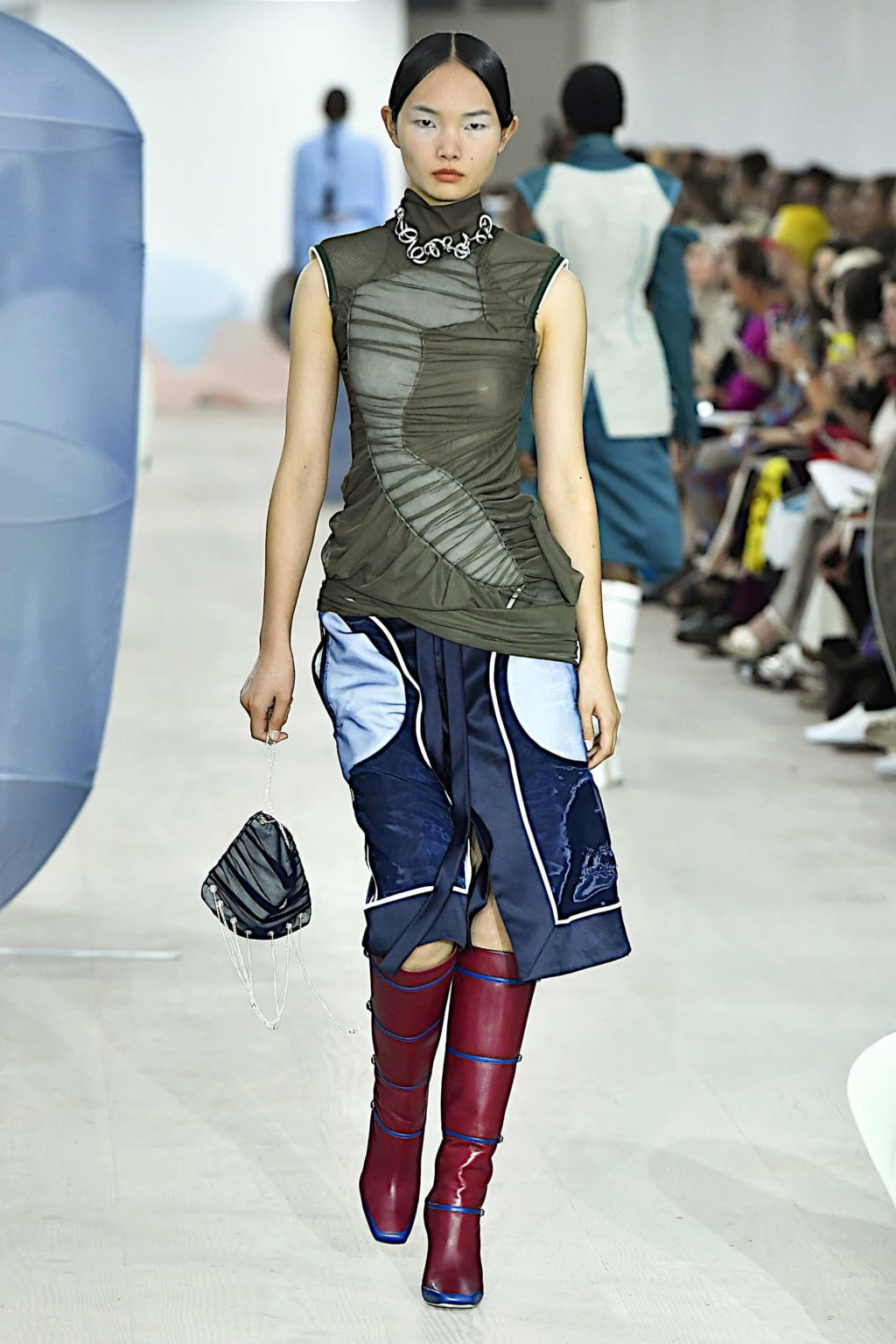 Fashion Week London Spring/Summer 2020 look 10 from the Richard Malone collection 女装