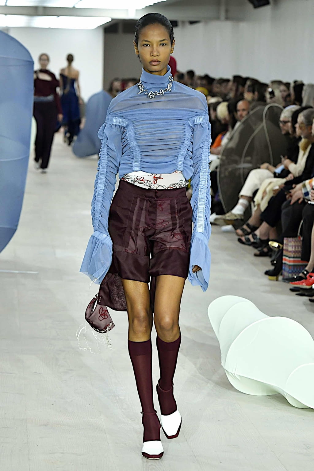 Fashion Week London Spring/Summer 2020 look 20 from the Richard Malone collection womenswear