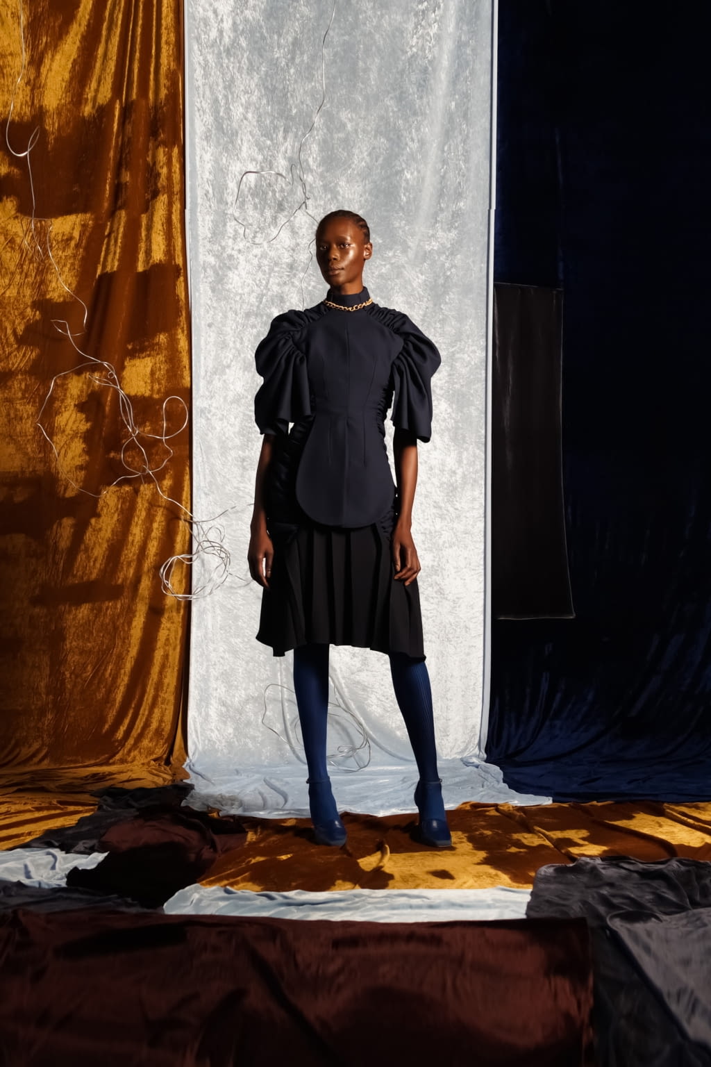 Fashion Week London Spring/Summer 2021 look 7 from the Richard Malone collection 女装