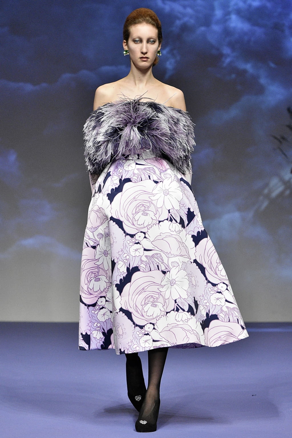 Fashion Week London Spring/Summer 2019 look 28 de la collection Richard Quinn womenswear
